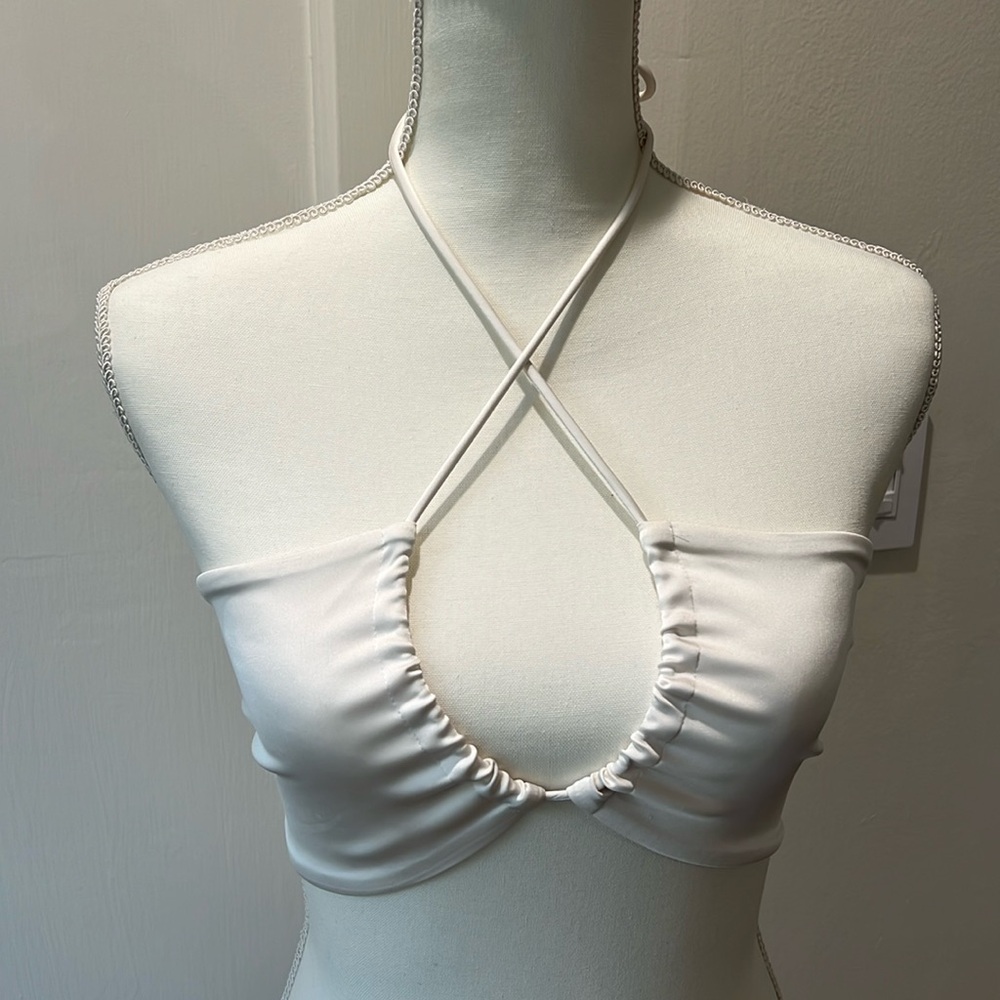 Aritzia Sun-Deh Silk Blend Crop Top / Bralette